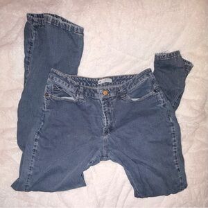 Lee Women's Wide Leg Jeans in Washed Blue